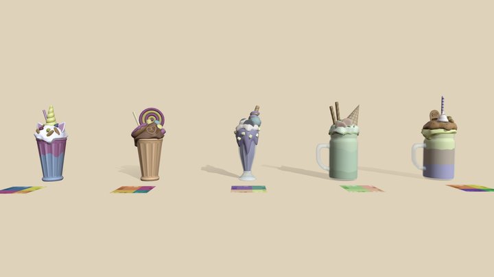 XYZschool HW: Painting/Cocktails 3D Model