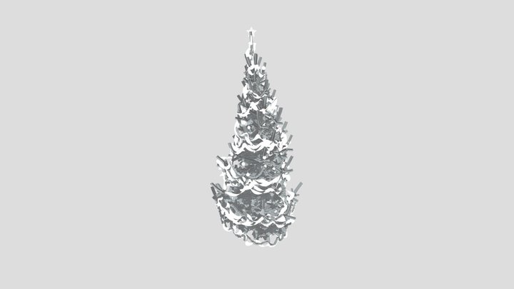 Christmas Tree Pink Small – Kostenloses 3D-Modell STL