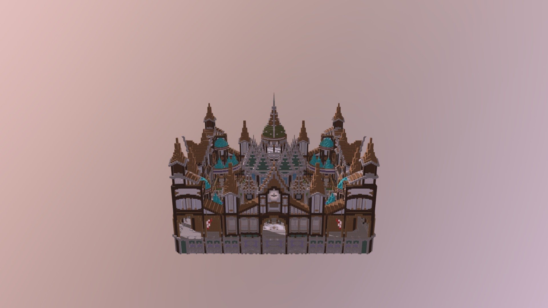 Blue Factions Spawn - 3D model by PixelMine [0ada5e3] - Sketchfab
