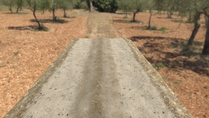 Tileable Forestroad (TileableTexture4K) 3D Model