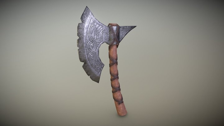 Axe of vikings 3D Model