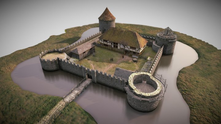 Gresham Castle reconstruction 3D Model