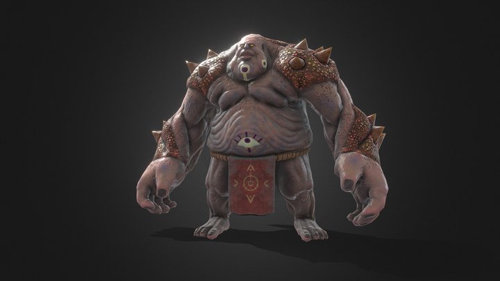 Fantasy Monster : Giant Boss 3D Model