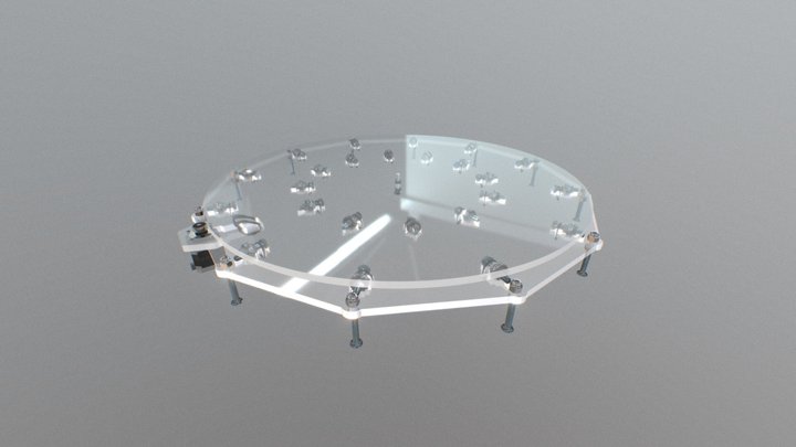 Automatic rotary table - PhotoPizza D700 3D Model