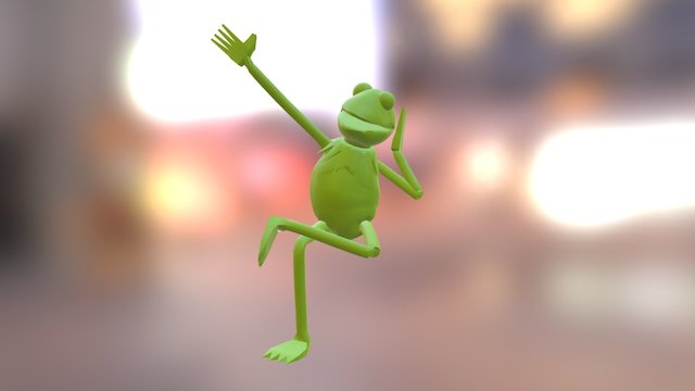 Kool(er) Kermit 3D Model