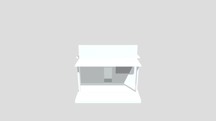 3D Western Bar Practice 3D Model