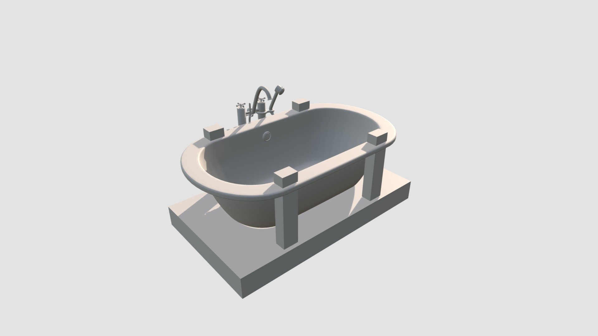 bathtub - Buy Royalty Free 3D model by Evermotion [0addea5] - Sketchfab ...