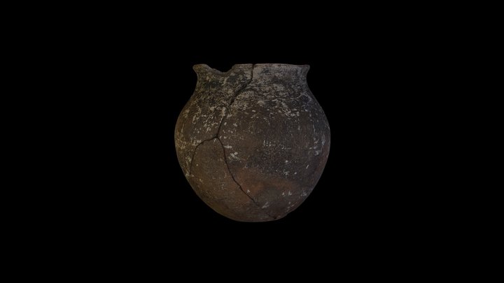 Pot from Saxon Burial - St Annes Rd 3D Model