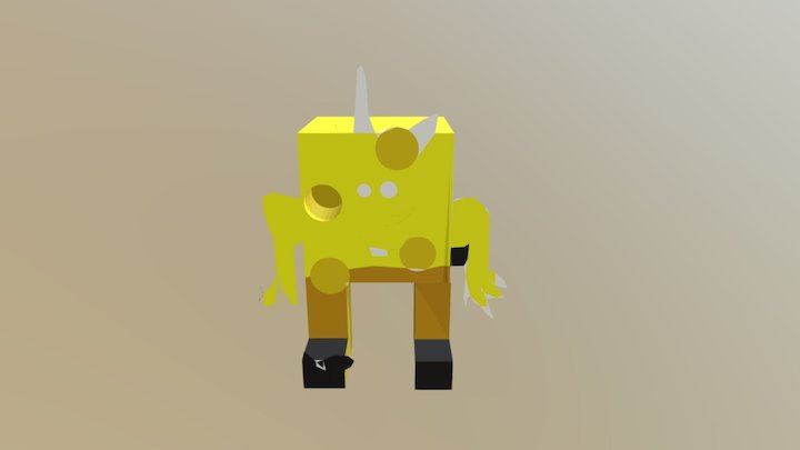 Spongebob Mostrousity 3D Model