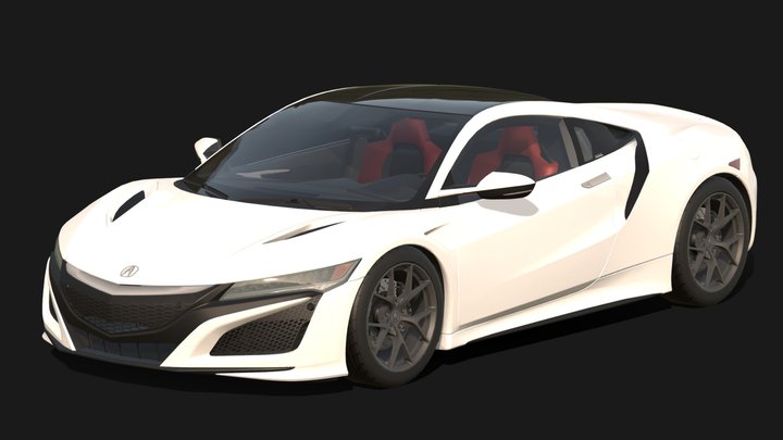 2017 Acura NSX – Modelo 3D gratuito STL