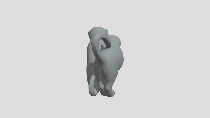 Nişanlı Kediler 3D Model