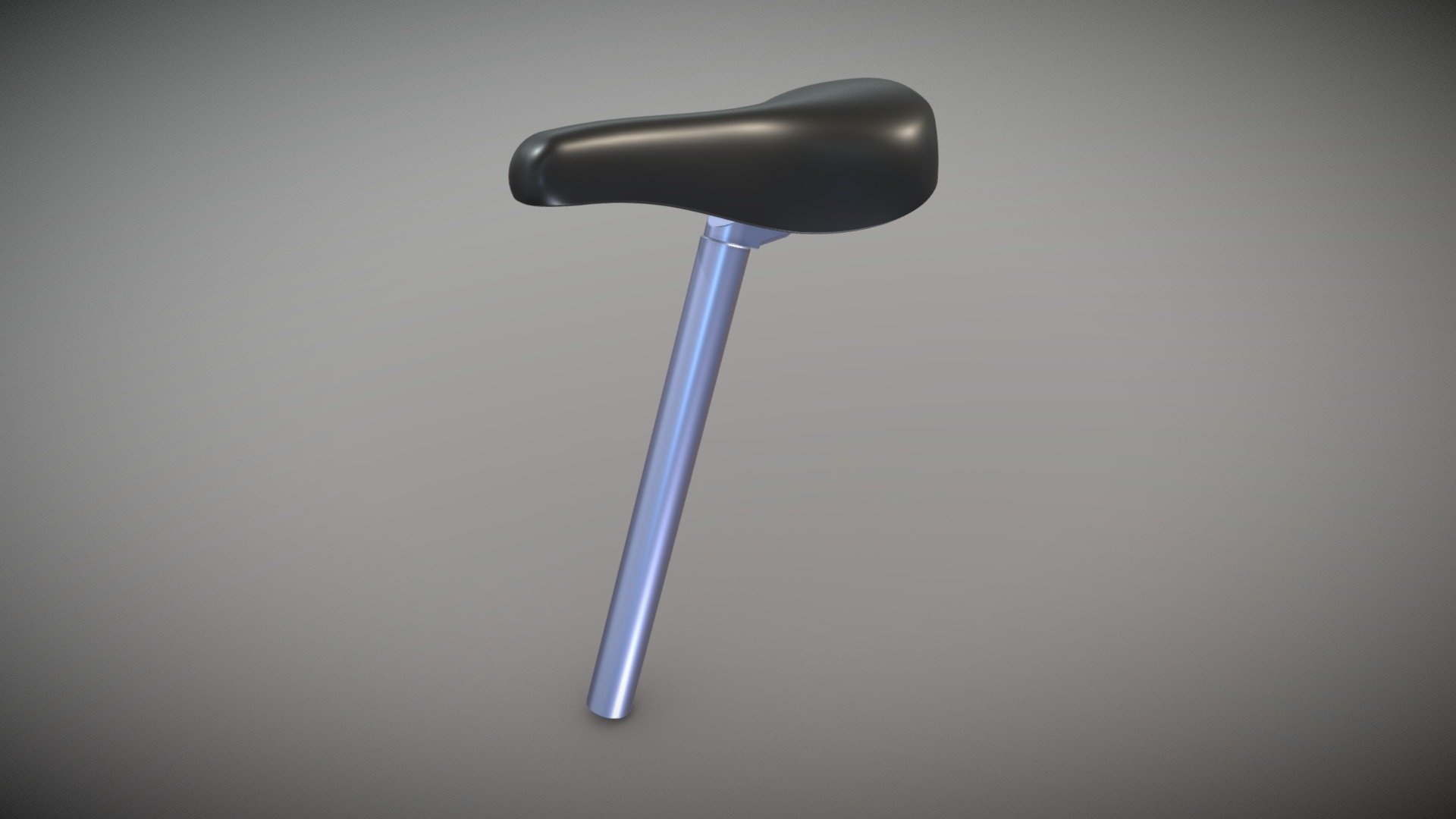 Fietszadel met zadelpen