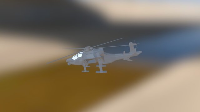 Sci-Fi copter 3D Model