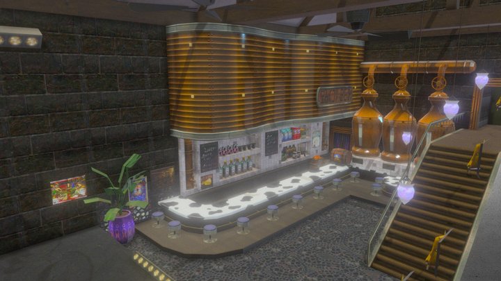 Milk bar – Modelo 3D gratuito STL