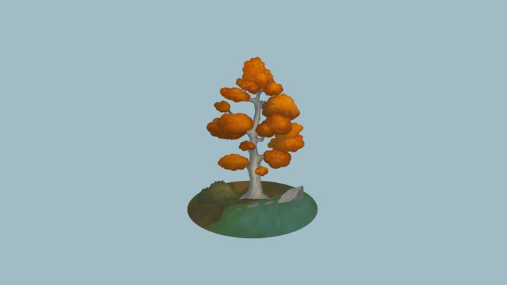 2.5 D Tree 3D Model