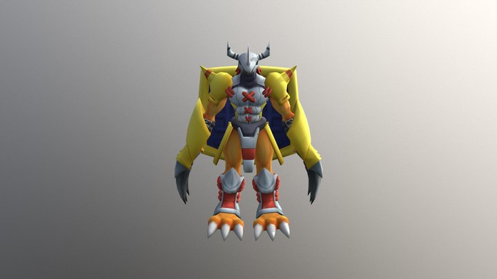 War Greymon 3D Model