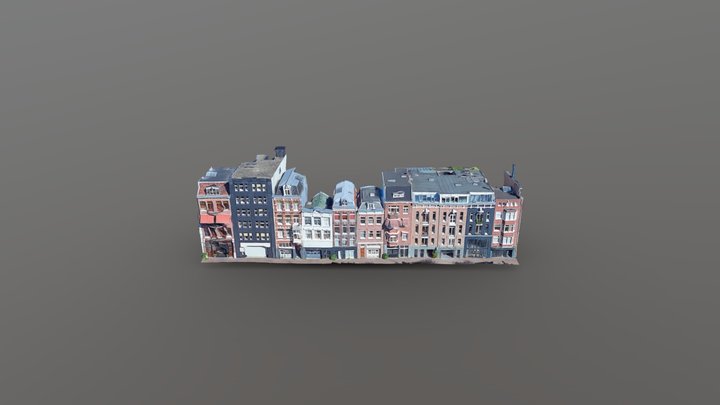Dutch houseblock 3D Model