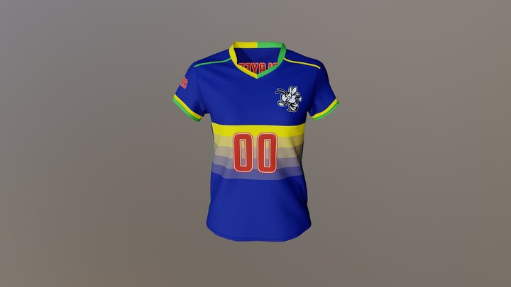 Bsn Womens Soccer Top 3D Model