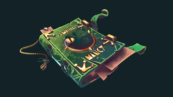 The Frog Log 3D Model