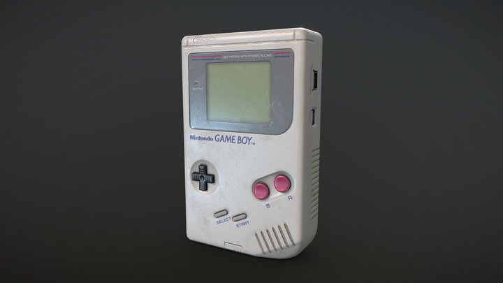 Game Boy Classic 3D Model