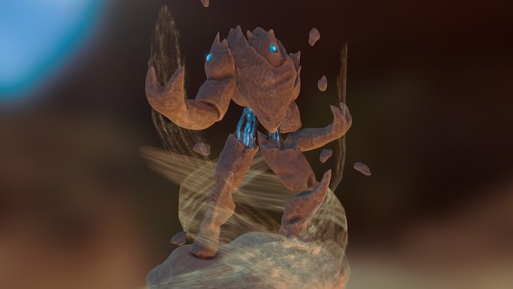 Dessert golem concept 3D Model