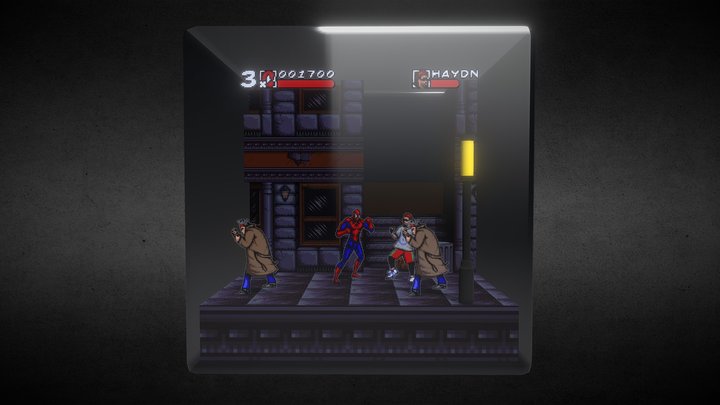 Spiderman & Venom: Maximum Carnage 3D Model