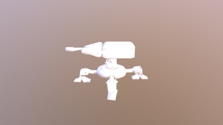 Big Gun1 3D Model