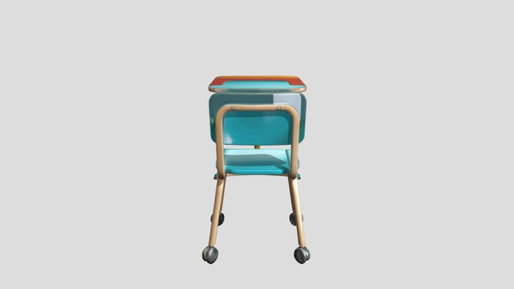Mobiliario escolar antiguo – Modèle 3D gratuit STL