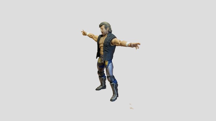 Kenny Omega AEW Action Figure 3D Model