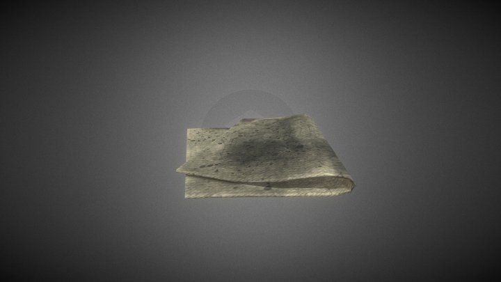 Kitchen Dish Rag 3D model