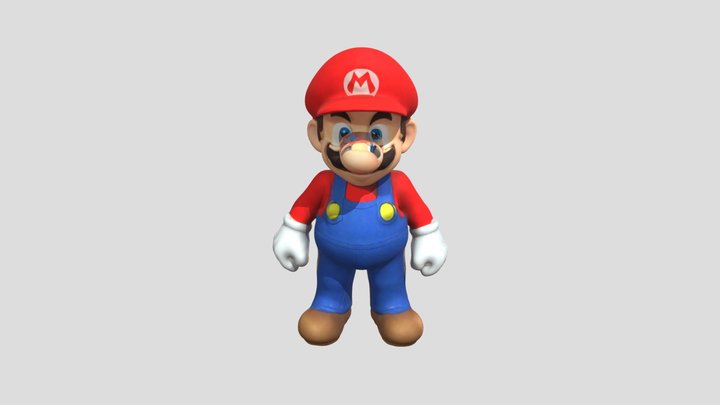 3d Printable Mario 3D Model