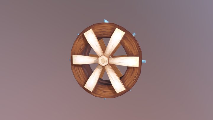 Waterwheel 3D Model