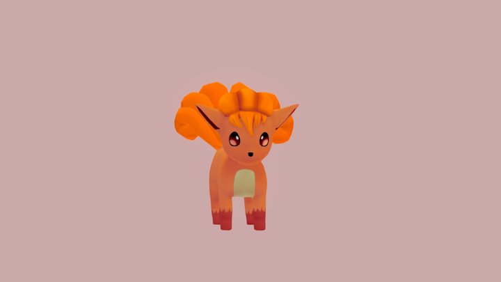Vulpix - Pokemon 3D Model
