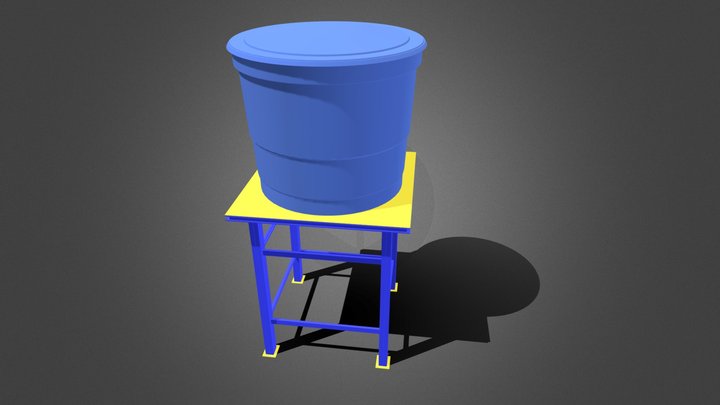 Caixa d'água de 10 mil litros 3D Model