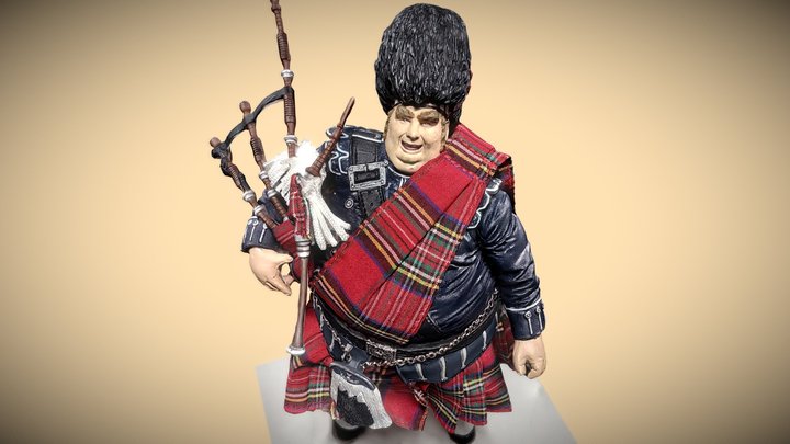 Fat Bastard 3D Model