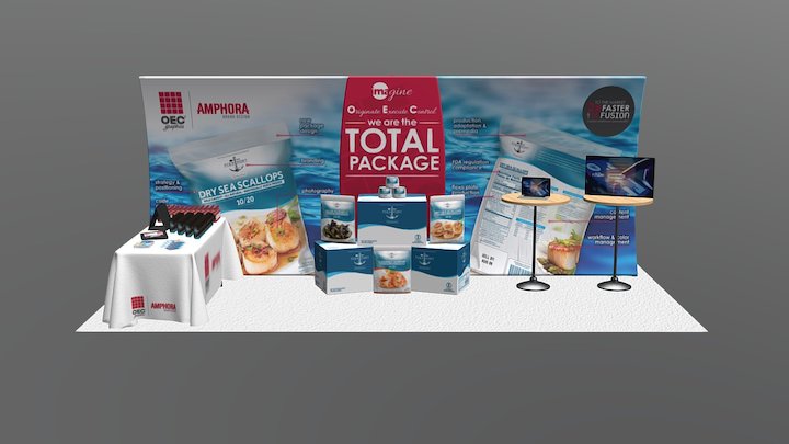 IMA Conference Tradeshow Booth 2017 3D Model