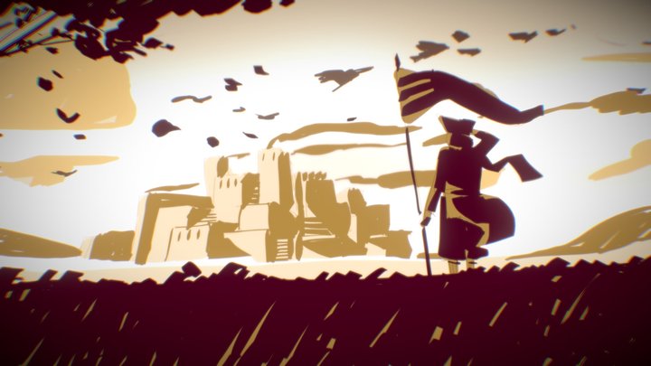 "Wind over landscape" 3D Model