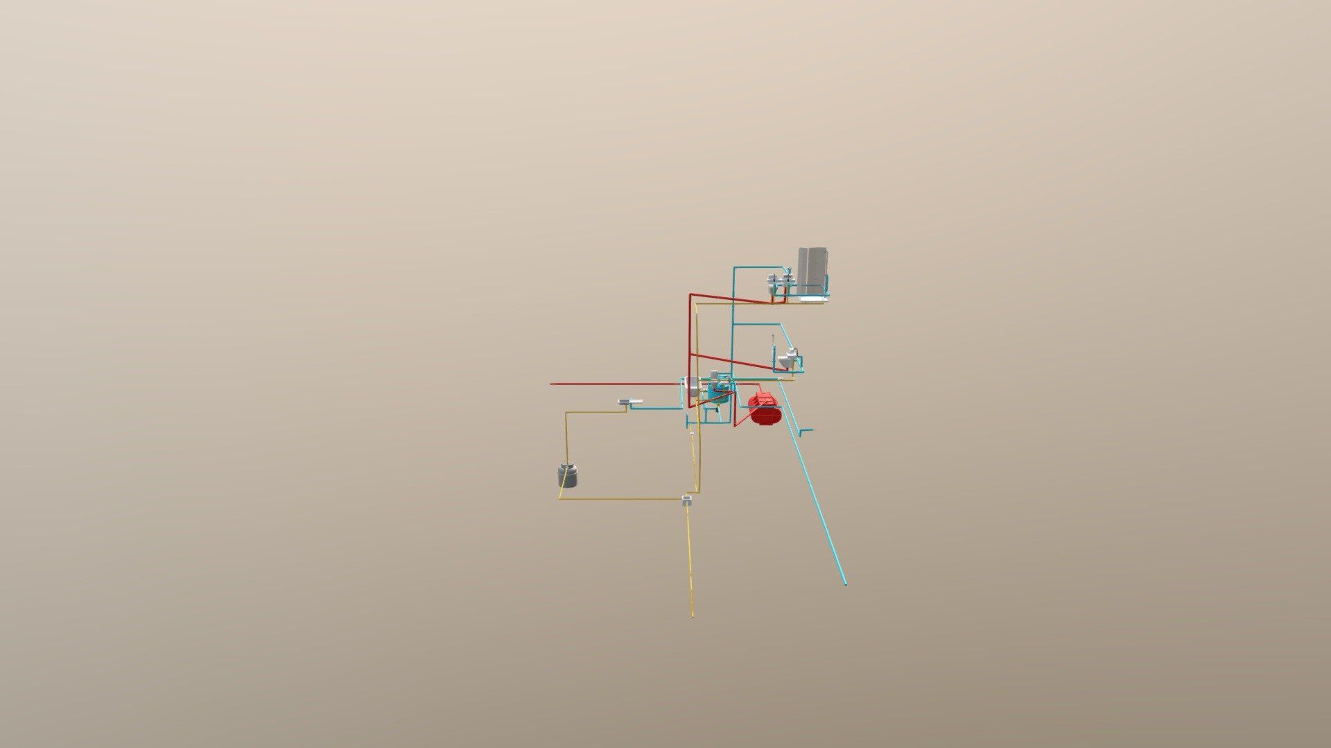 Plumbing 3 Stories House