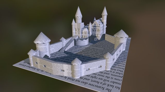 Castle Page 3D Model