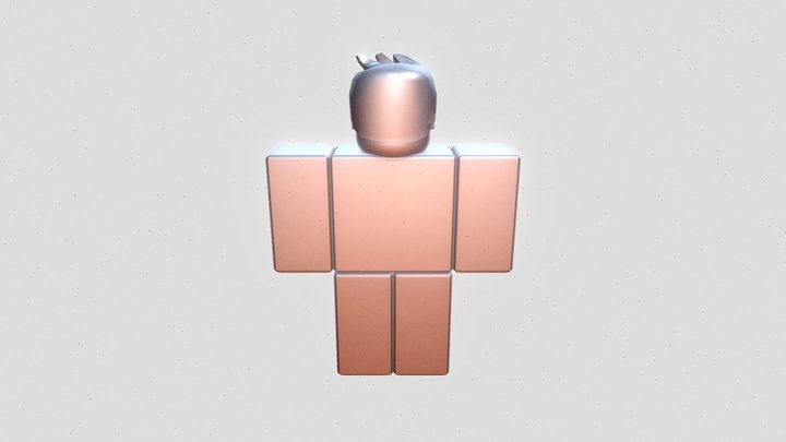 gold guy roblox 3D Model