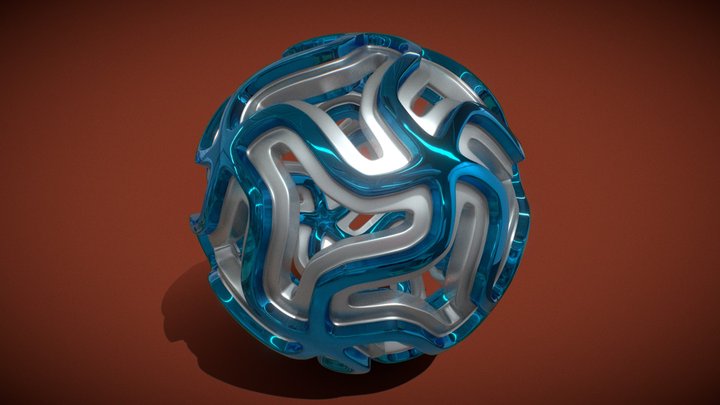 Star Ball – Free 3D Model STL