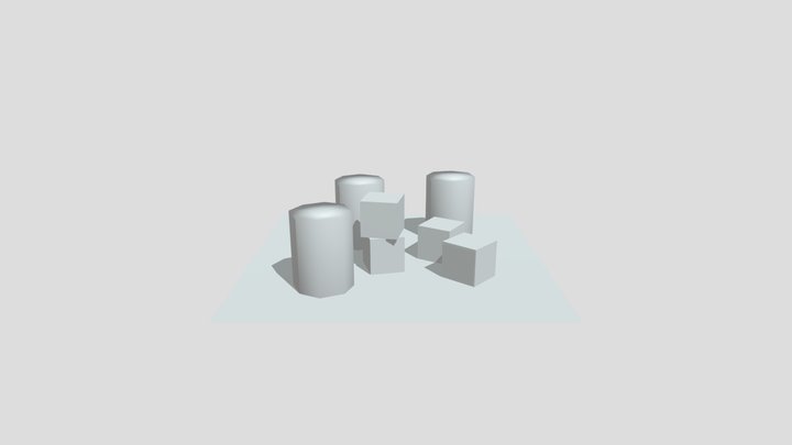 Crates And Barrels 3D Model