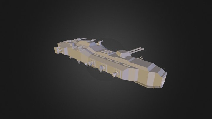 Destroyer 3D Model