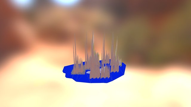 Mountain Landing 3D Model