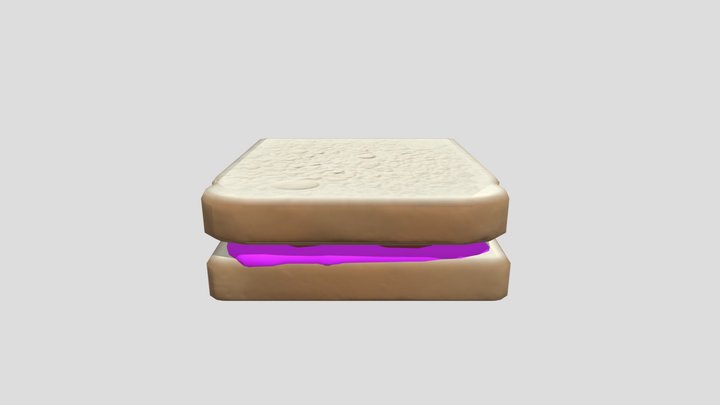 Ned's Peanutbutter Jelly Sandwitch 3D Model