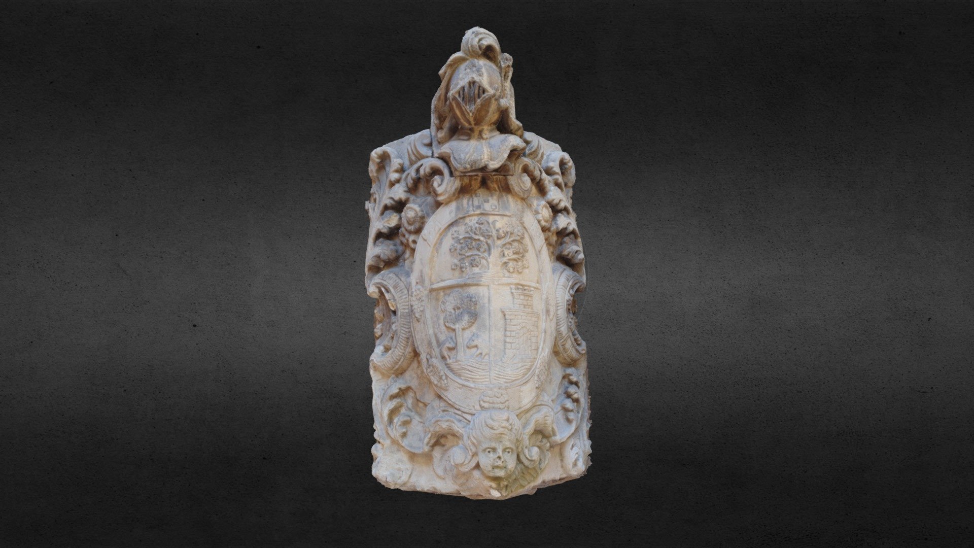 Escudo heráldico familia López de Oliver
