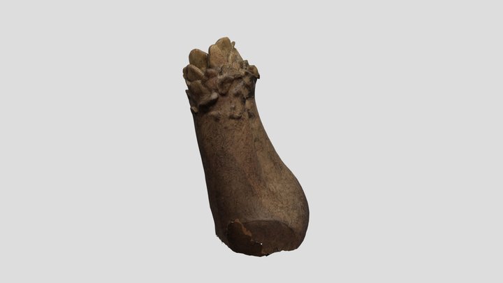 Bailarina BAKE 3D Model