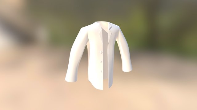 Lab Coat 3D Model