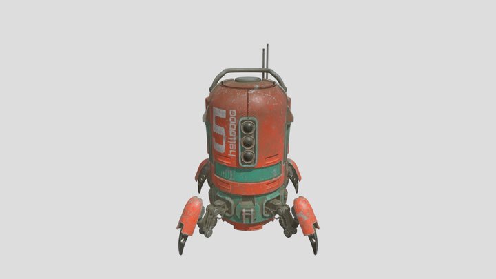 Spiderbot 3D Model