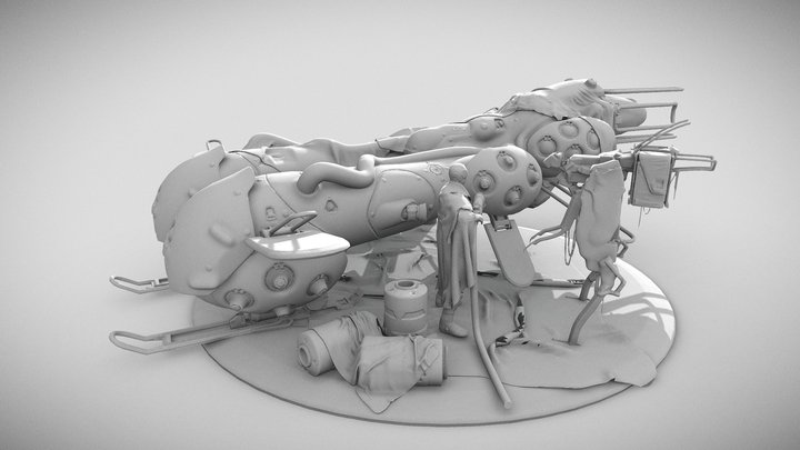 speeder 3D Model